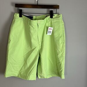 VINEYARD VINES Mens Lime Green Club Shorts Size 34 Twill Classic Golf Preppy NWT